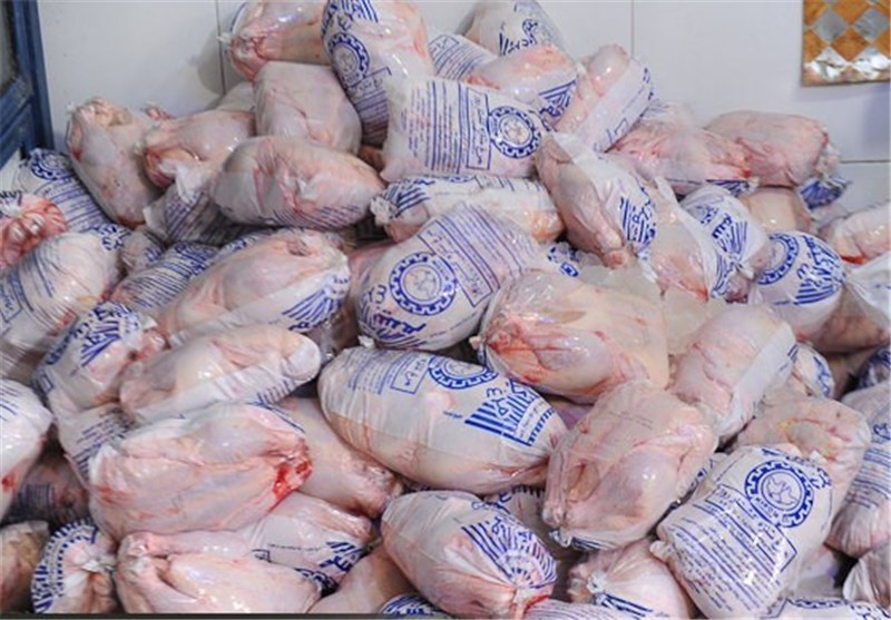 کشف و ضبط ۳۵۰۰ کیلوگرم مرغ منجمد