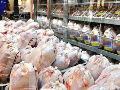 توزیع روزانه ۱۵۰۰ تن گوشت مرغ و ۴۸۰ تن گوشت قرمز
